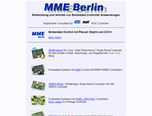 Tablet Screenshot of mme-berlin.de